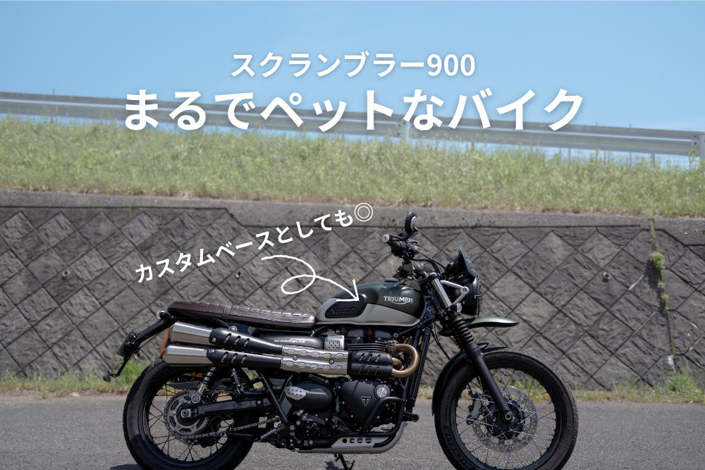 スクランブラー900 タンデムシート 純正カスタム トライアンフ