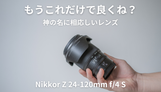 1ヶ月レビュー！Nikkor Z 24-120mm f/4 Sはニコンの神レンズ