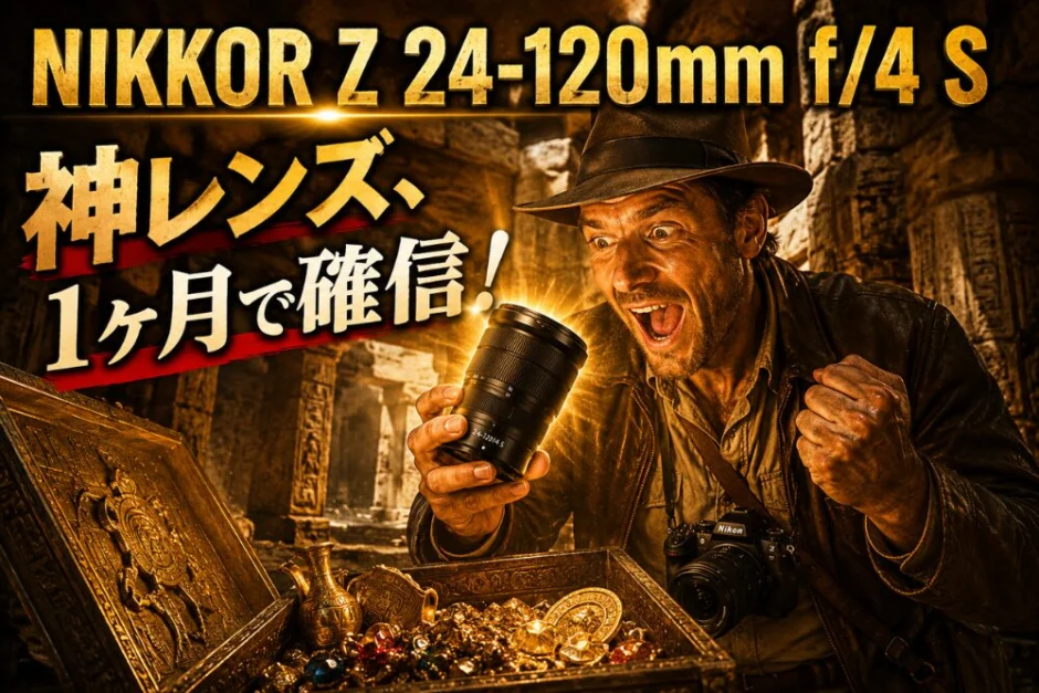 1ヶ月レビュー！NIKKOR Z 24-120mm f/4 Sはニコンの神レンズ | モノ