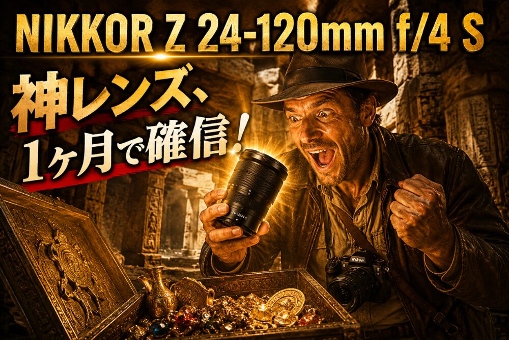 1ヶ月レビュー！NIKKOR Z 24-120mm f/4 Sはニコンの神レンズ | モノ