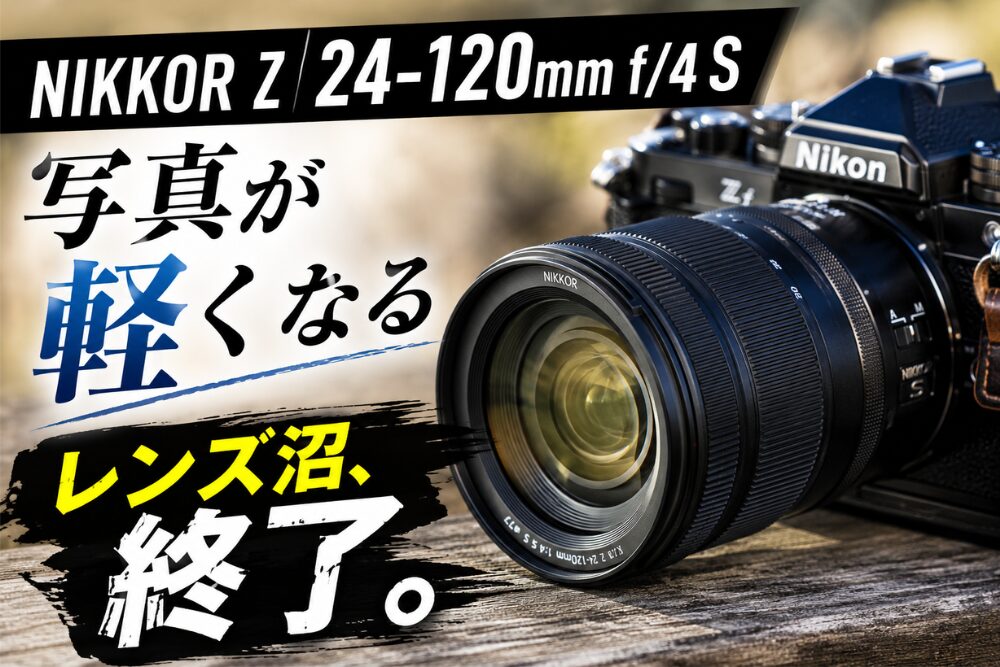 3ヶ月レビュー！NIKKOR Z 24-120mm f/4 Sは実家みたいなレンズ | モノ